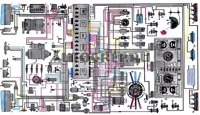 Схема электрооборудования ВАЗ 2107