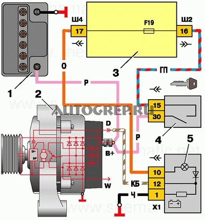 Схема подключения аккумулятора ВАЗ 2112